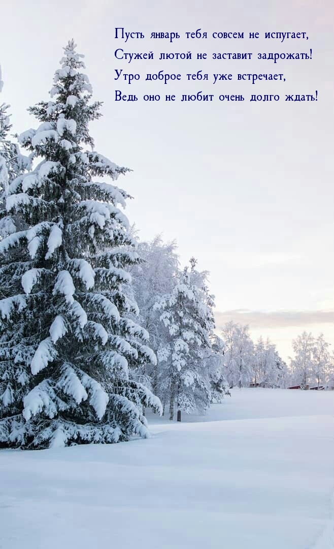 Пусть январь тебя совсем не испугает