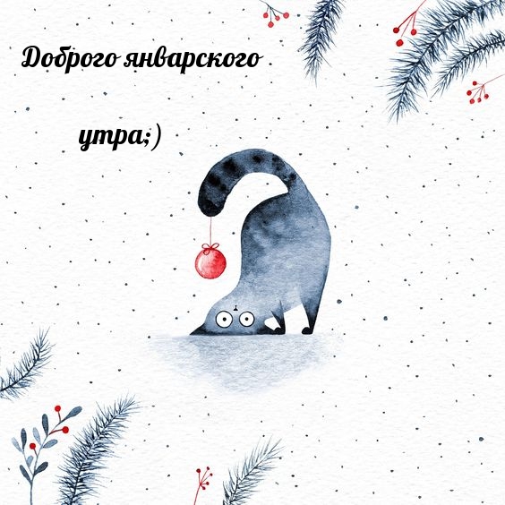 Доброго январского утра;)