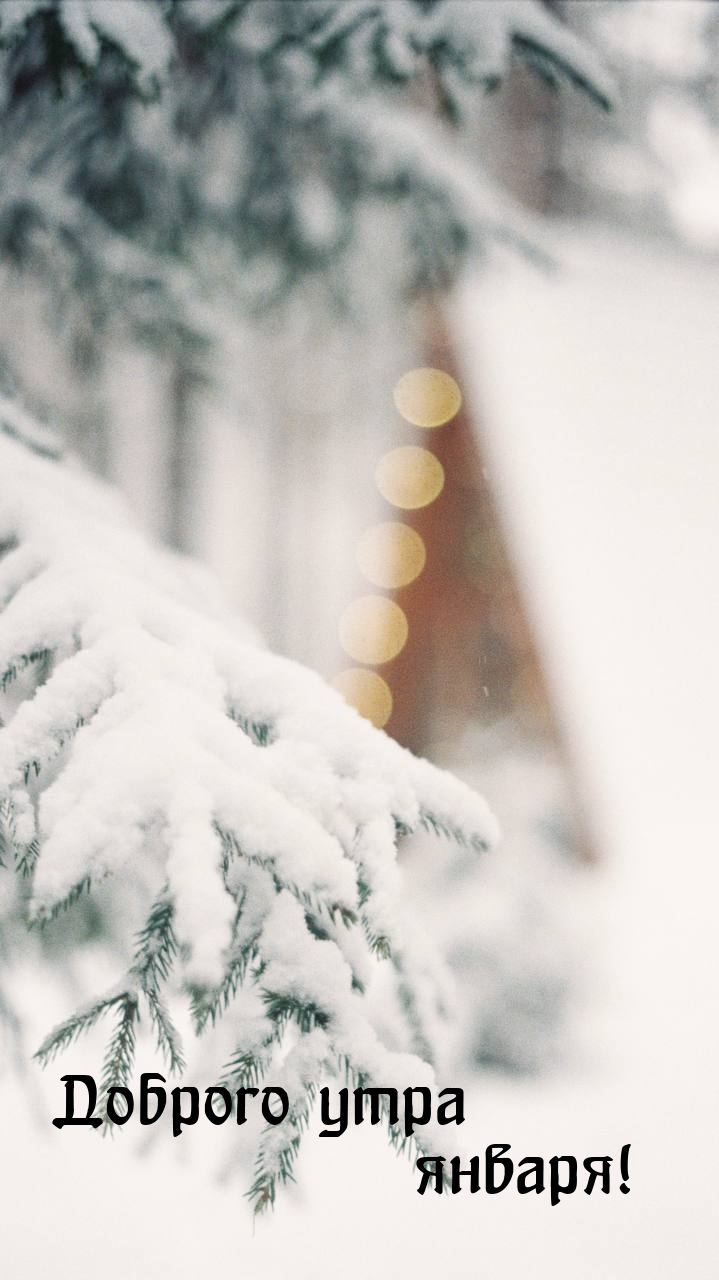Доброго утра января!