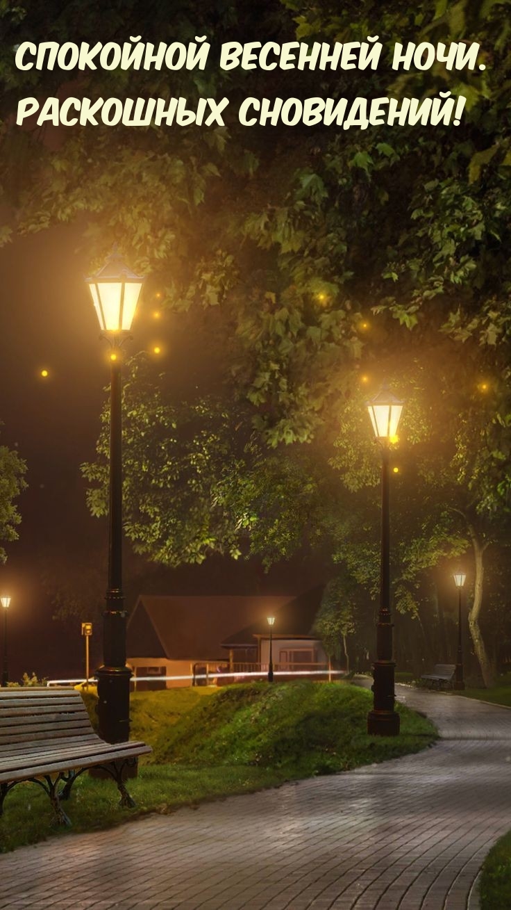 Спокойной весенней ночи. Раскошных сновидений! 