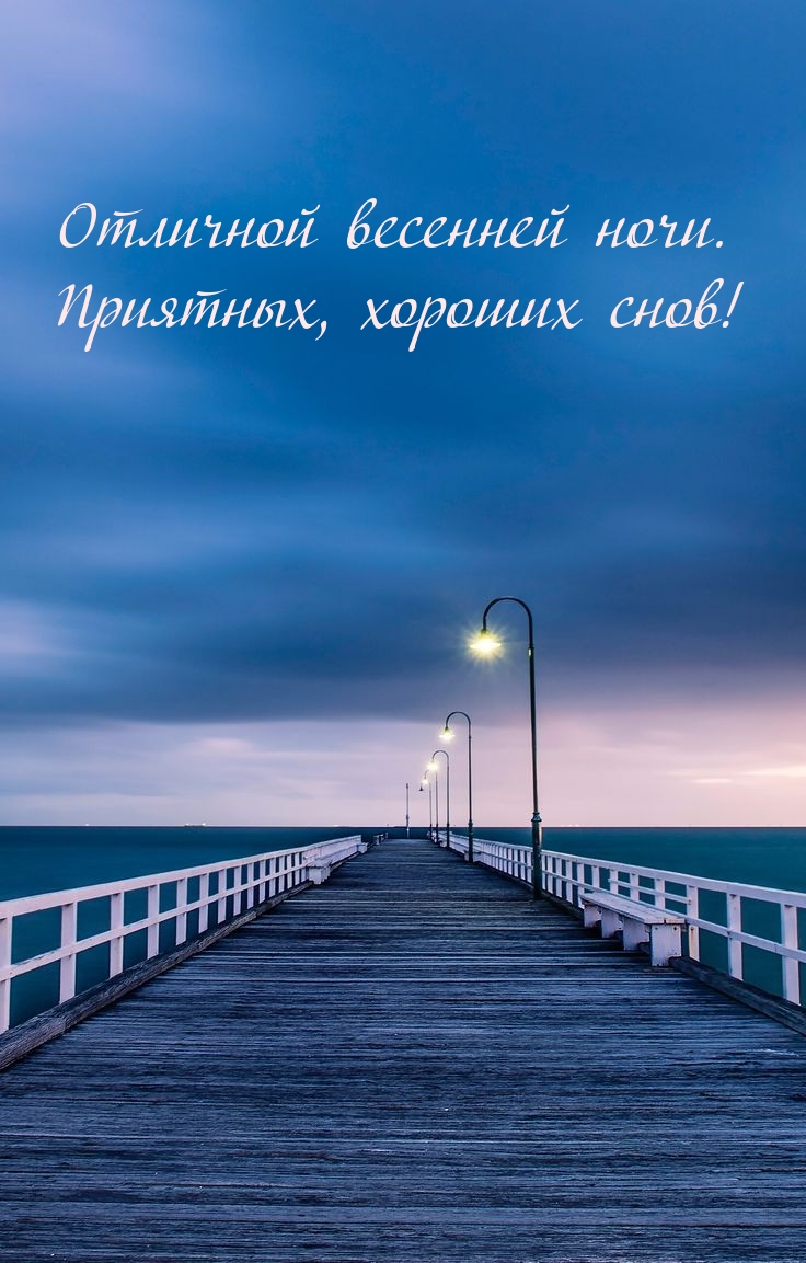 Отличной весенней ночи. Приятных, хороших снов! 