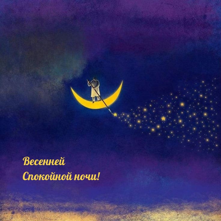 Весенней спокойной ночи!