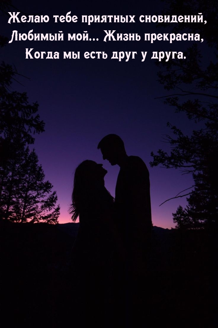 Желаю тебе приятных сновидений, любимый мой... Жизнь прекрасна