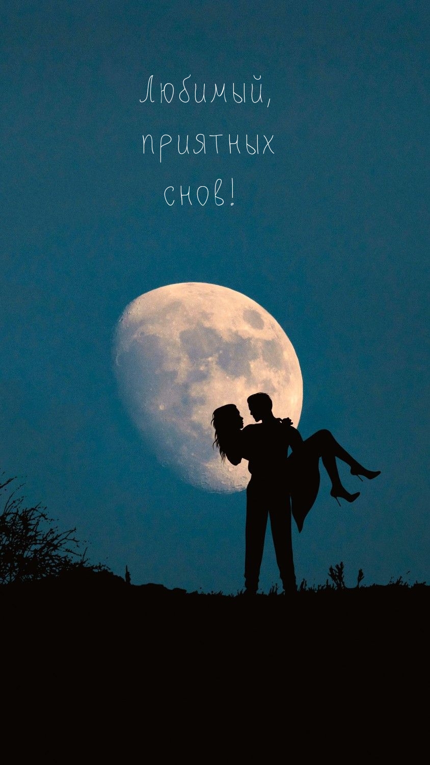 Любимый, приятных снов!