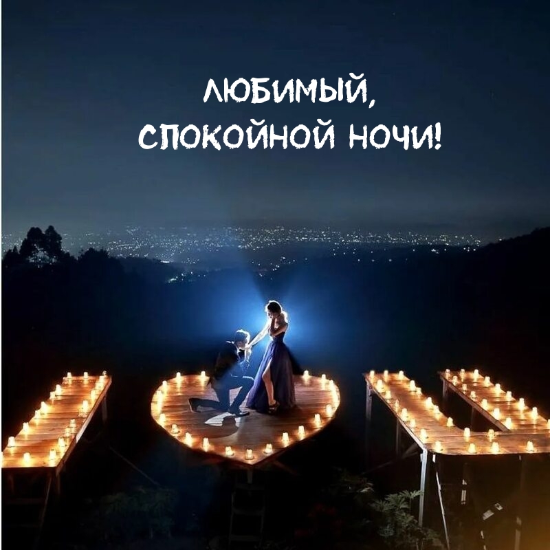Любимый, спокойной ночи!