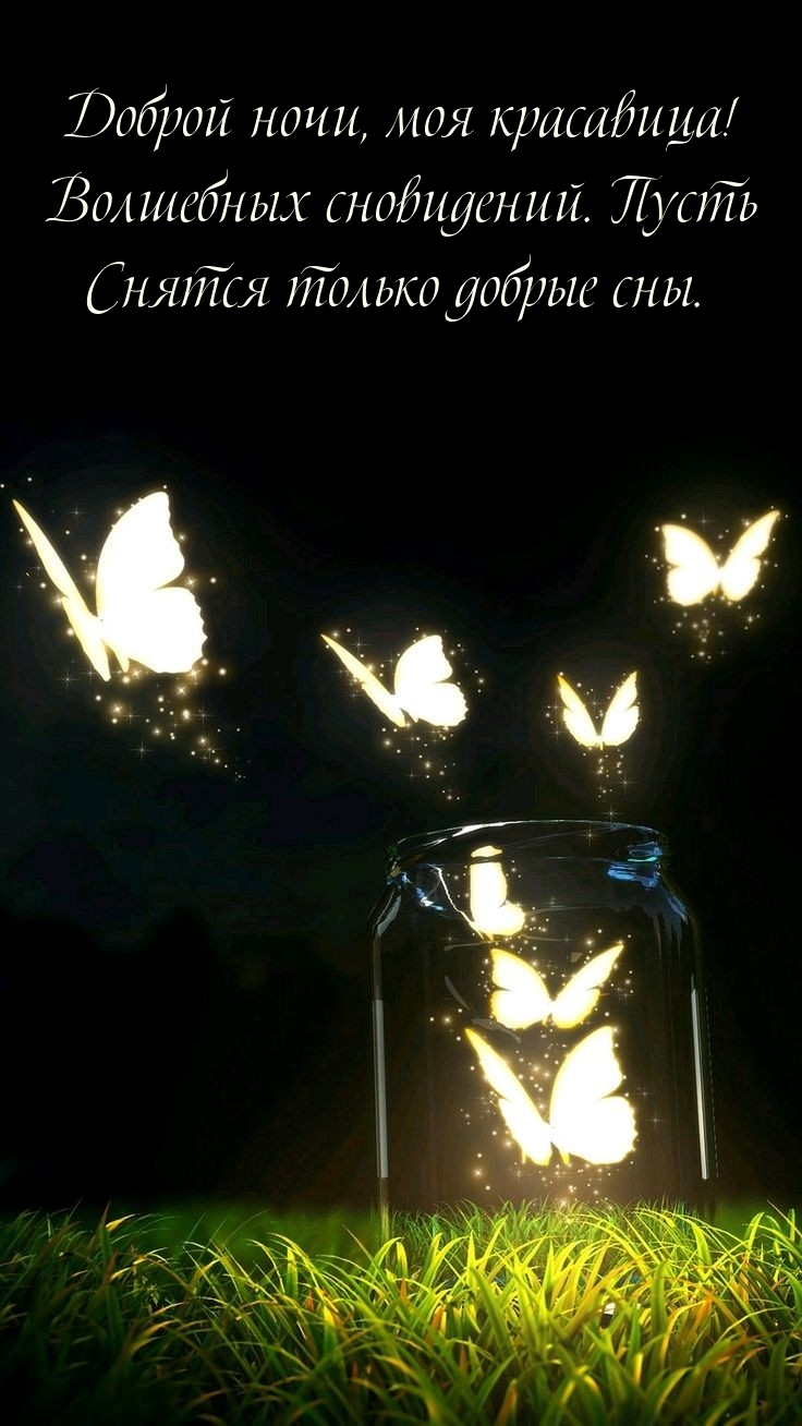 Доброй ночи, моя красавица! Волшебных сновидений.