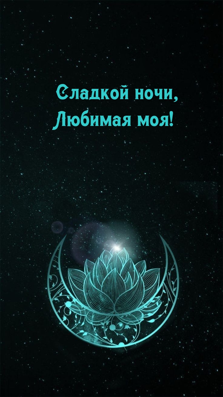Сладкой ночи, Любимая моя!