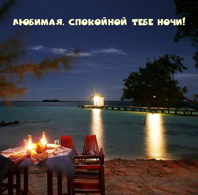 Любимая, спокойной тебе ночи!