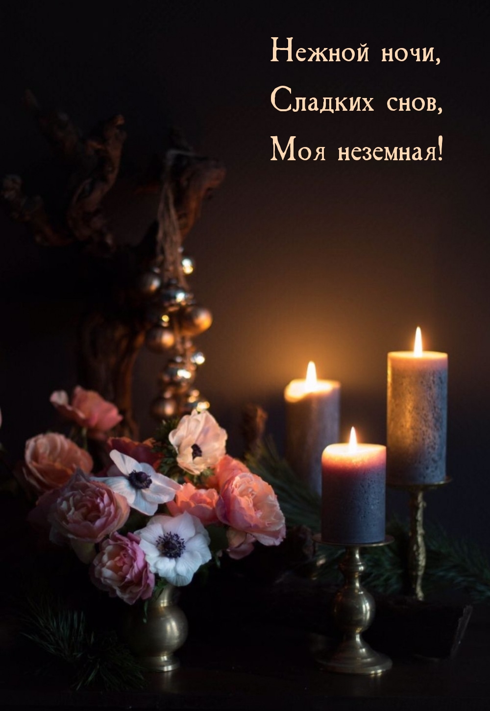 Нежной ночи, сладких снов, моя неземная!