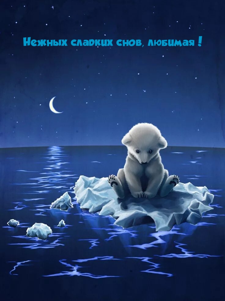 Нежных сладких снов, любимая!