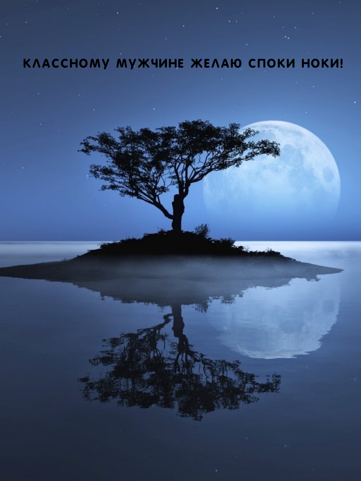 Классному мужчине желаю споки ноки!