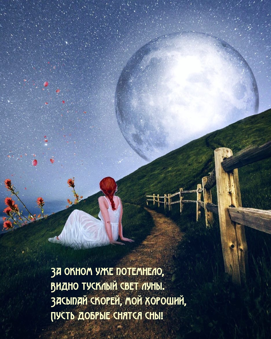 Засыпай скорей, мой хороший, пусть добрые снятся сны!