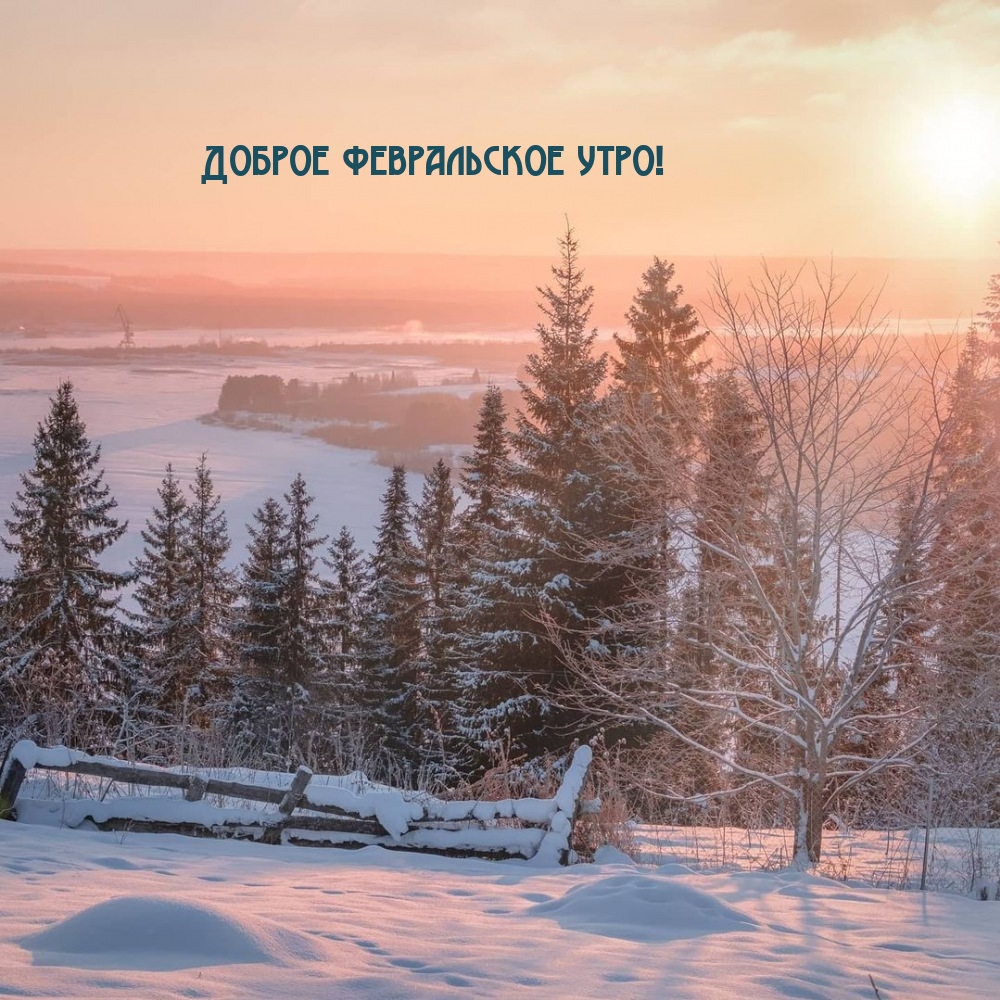 Доброе февральское утро!
