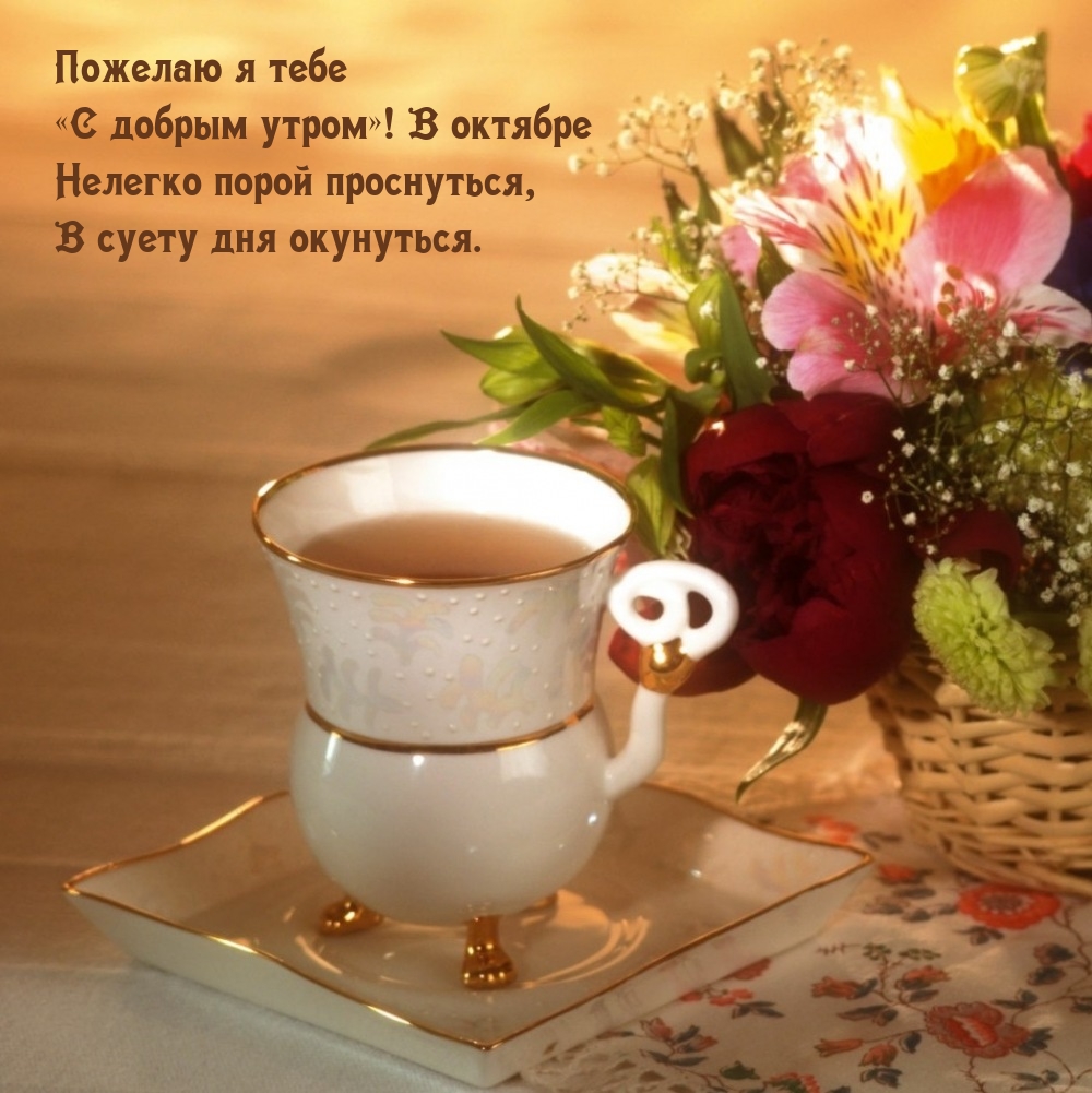 «С добрым утром»! В октябре нелегко порой проснуться