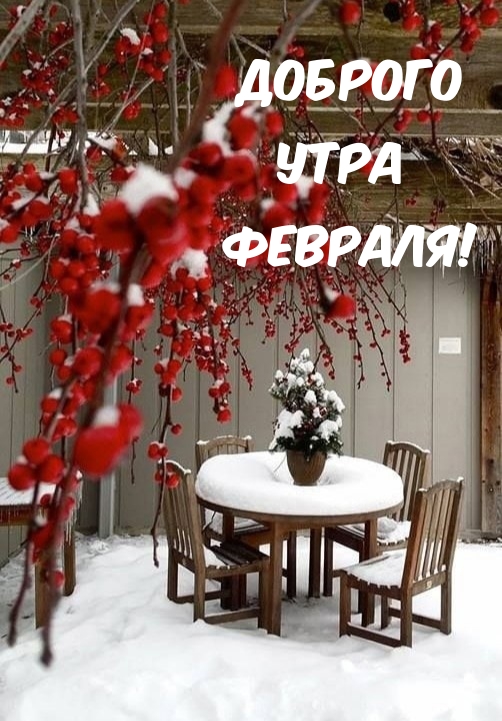 Доброго утра февраля!