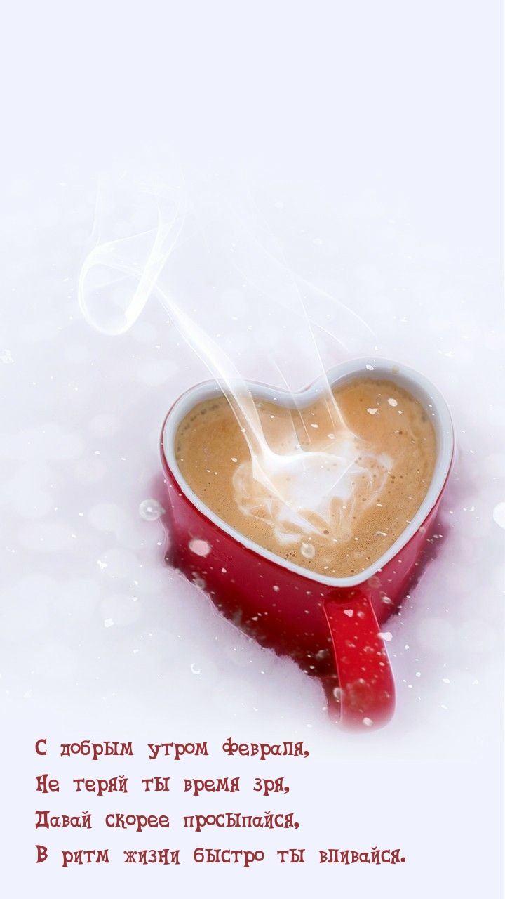 С добрым утром февраля, Не теряй ты время зря