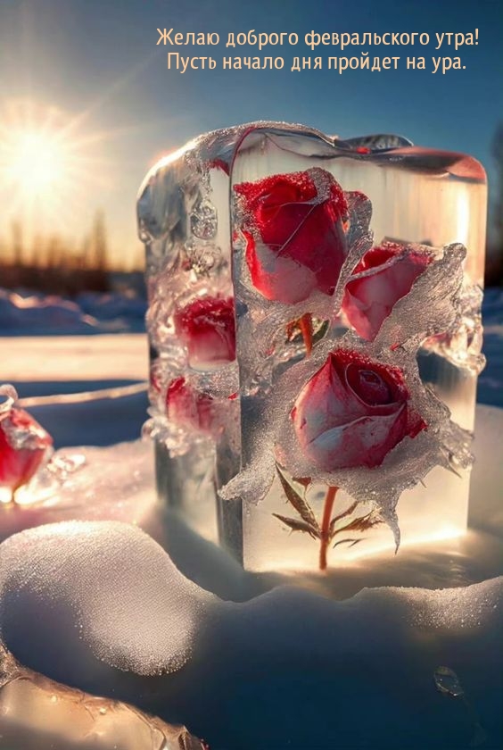 Желаю доброго февральского утра! Пусть начало дня пройдет на ура.