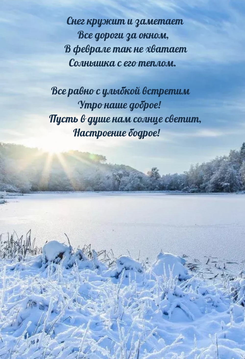 В феврале так не хватает солнышка с его теплом.