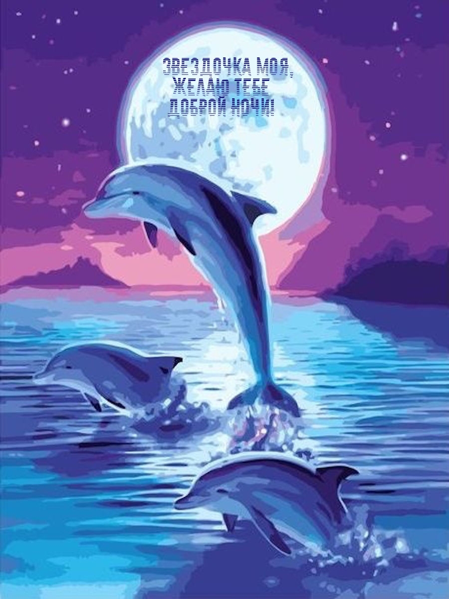 Звездочка моя, желаю тебе доброй ночи! 