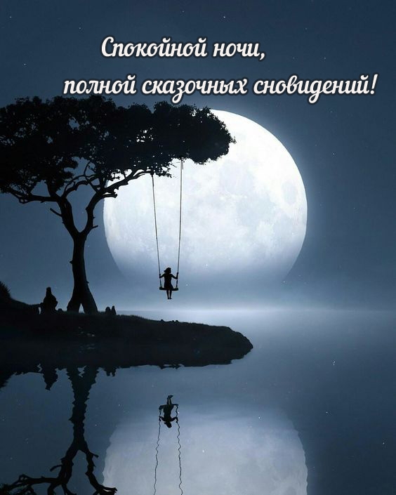 Спокойной ночи, полной сказочных сновидений!