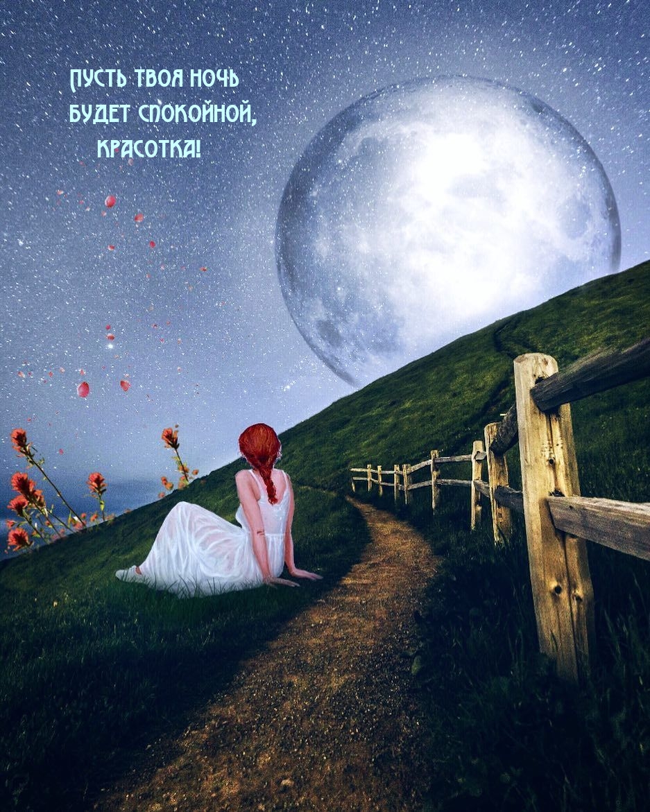 Пусть твоя ночь будет спокойной, красотка!