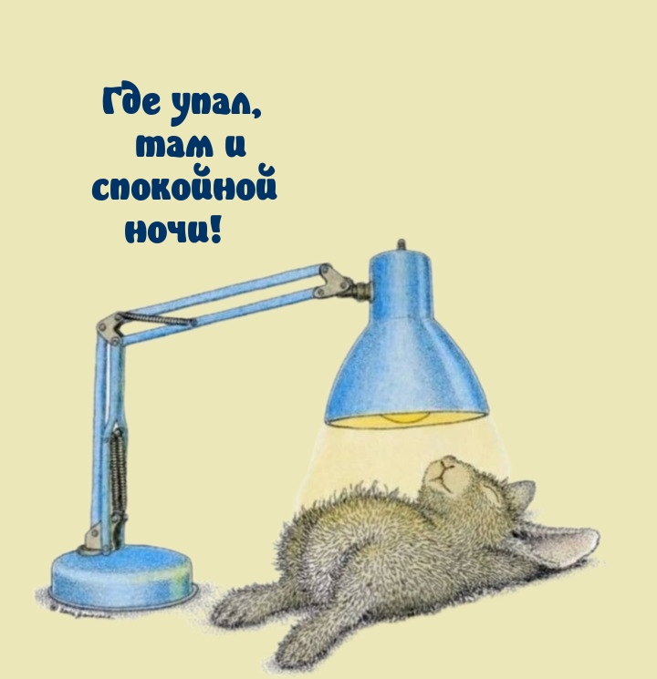 Где упал, там и спокойной ночи!