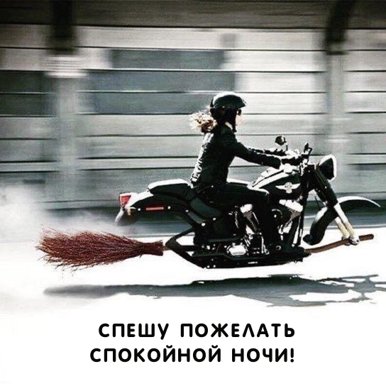 Спешу пожелать спокойной ночи!