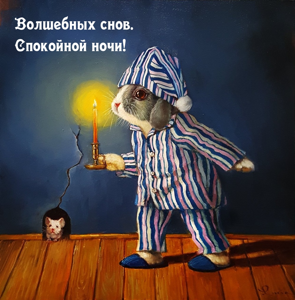 Волшебных снов. Спокойной ночи!