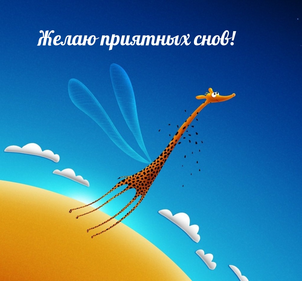 Желаю приятных снов!