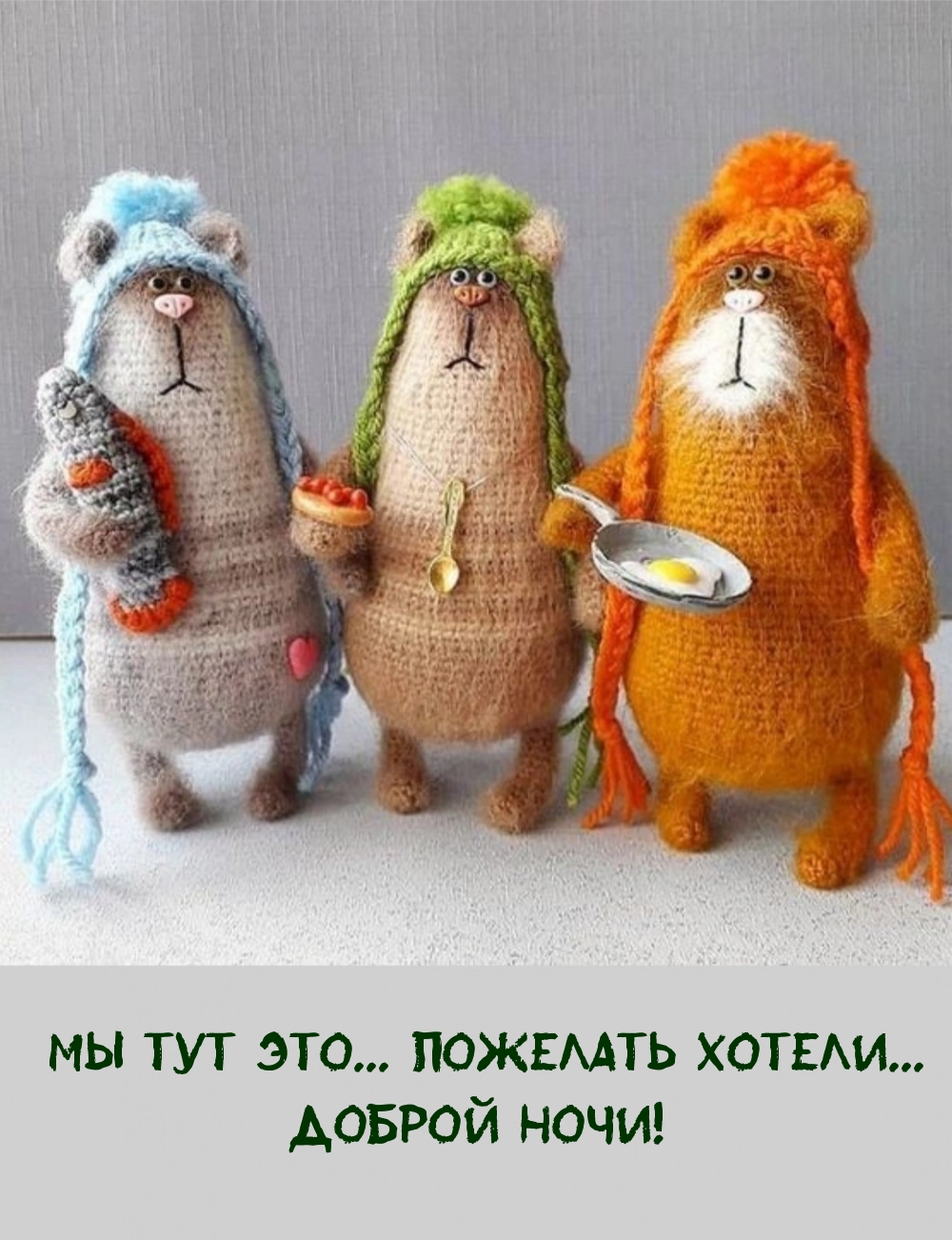 Мы тут это... Пожелать хотели...Доброй ночи!