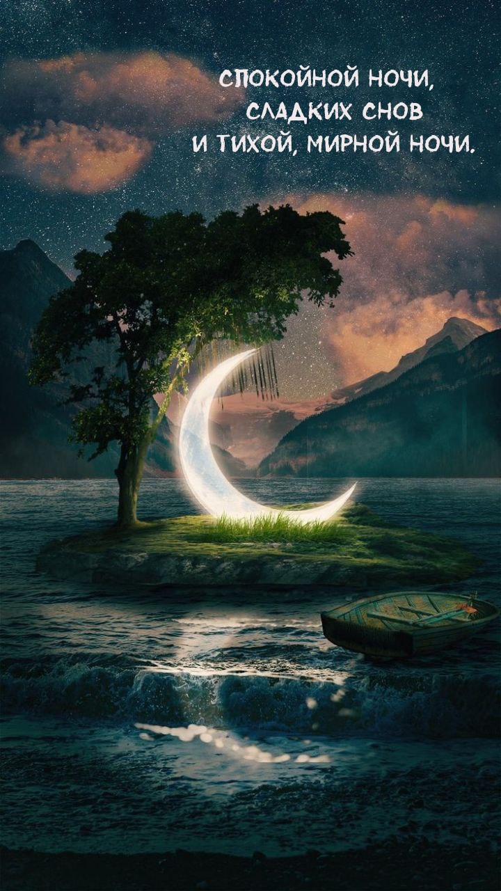   Спокойной ночи, сладких снов и тихой, мирной ночи.