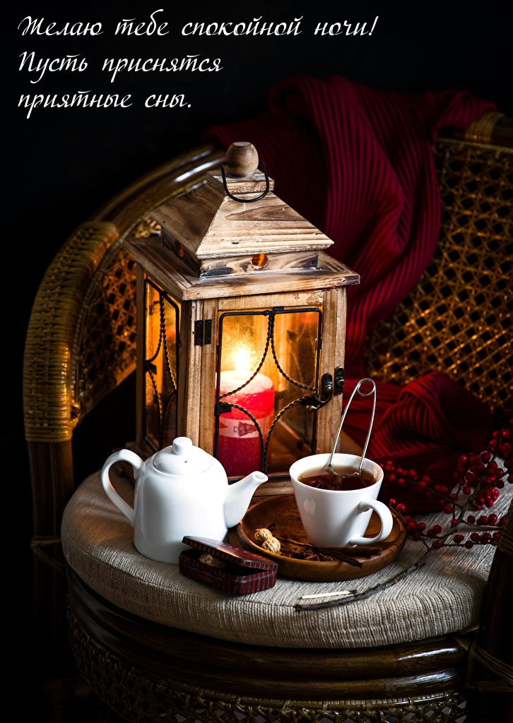 Желаю тебе спокойной ночи! Пусть приснятся приятные сны.