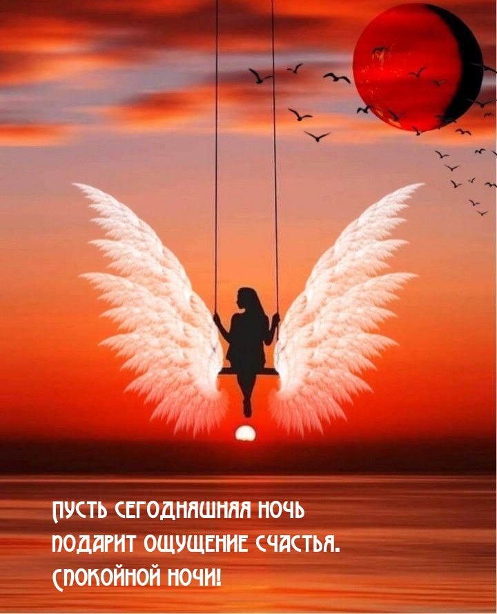 Пусть сегодняшняя ночь подарит ощущение счастья.