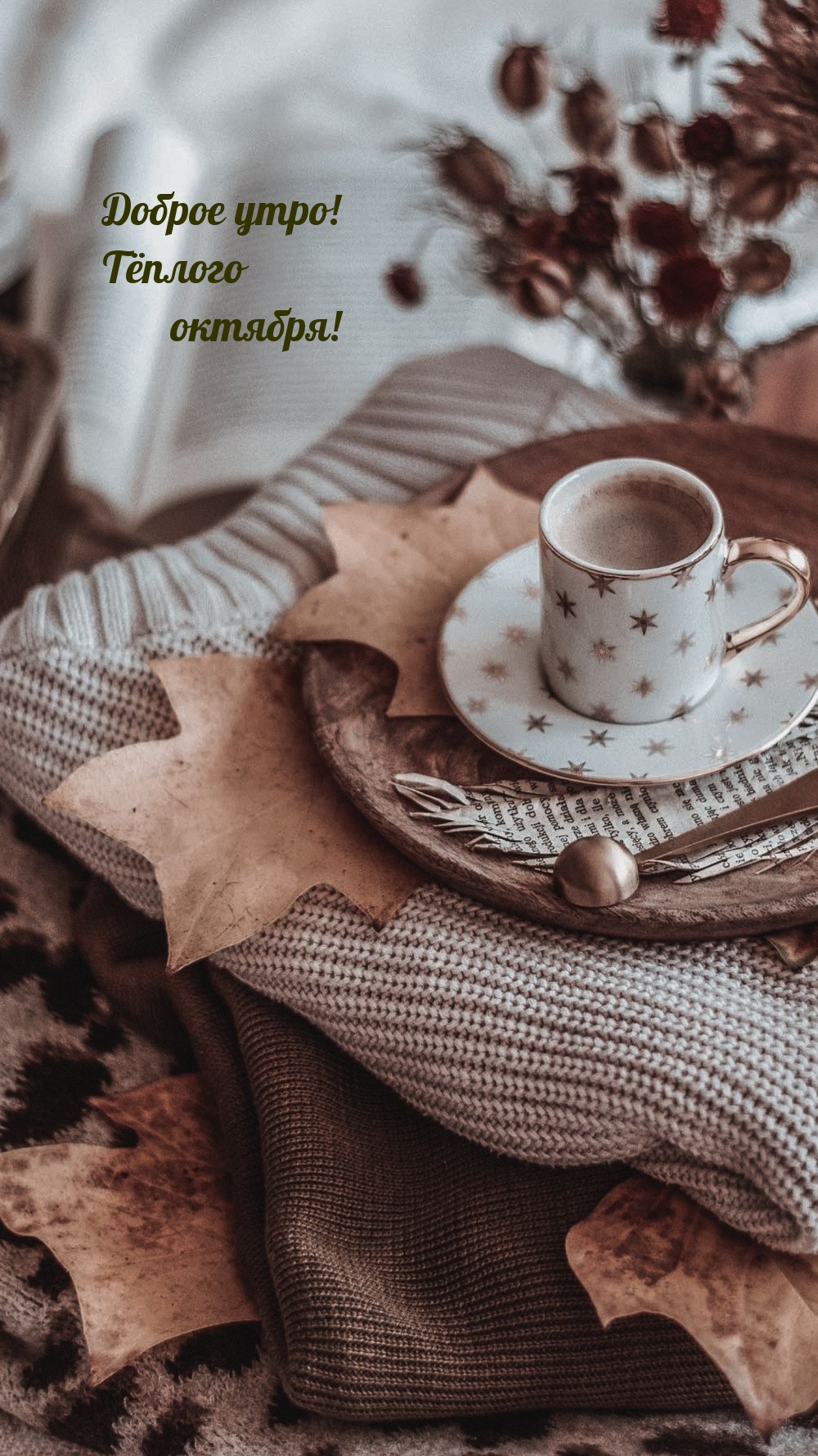 Доброе утро! Тёплого октября!