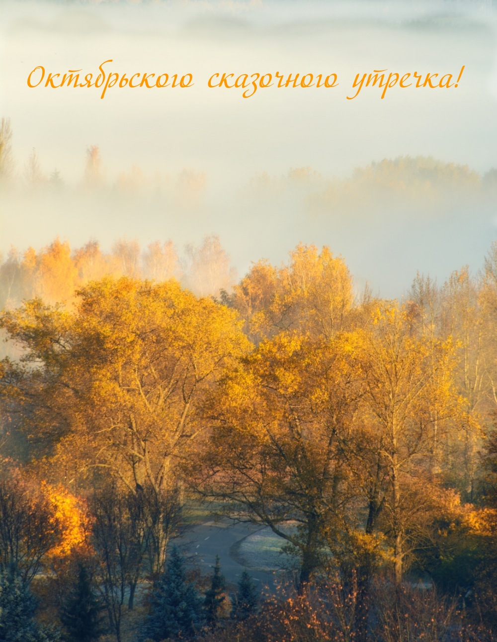 Октябрьского сказочного утречка!