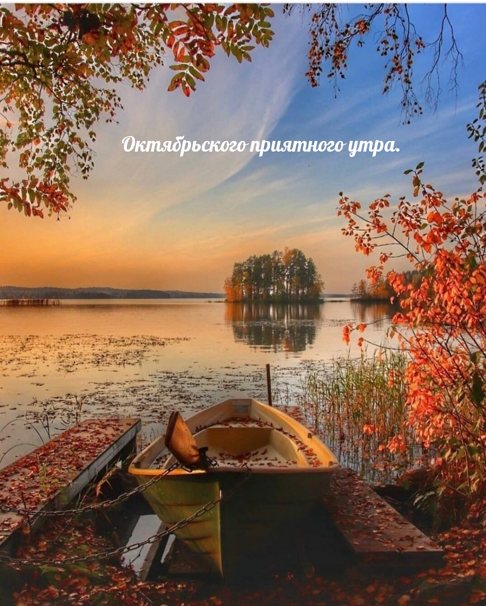 Октябрьского приятного утра.