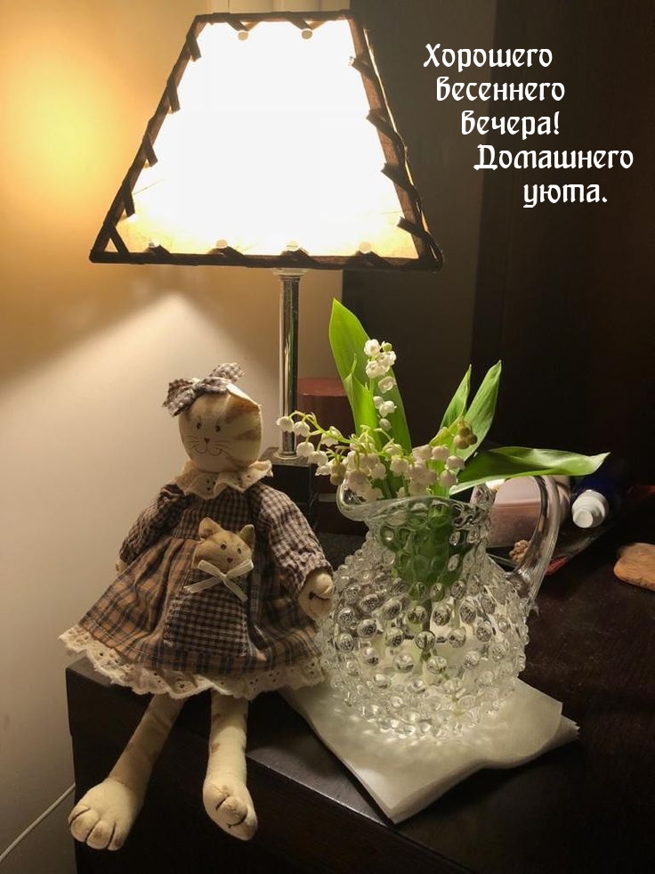 Хорошего весеннего вечера! Домашнего уюта.