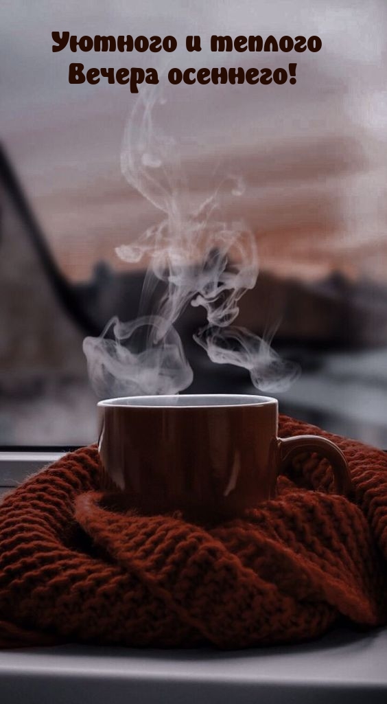 Уютного и теплого вечера осеннего!