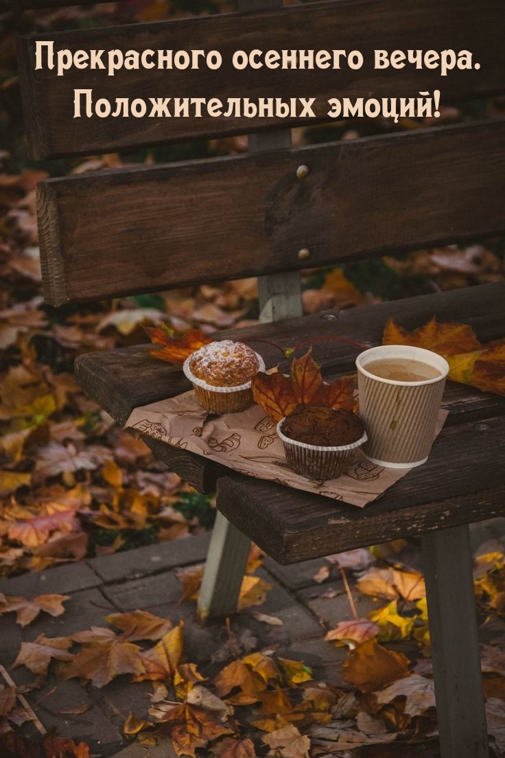 Прекрасного осеннего вечера. Положительных эмоций! 