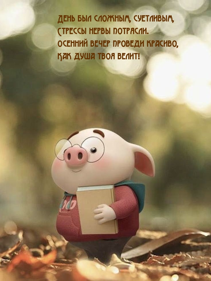 Осенний вечер проведи красиво, как душа твоя велит!