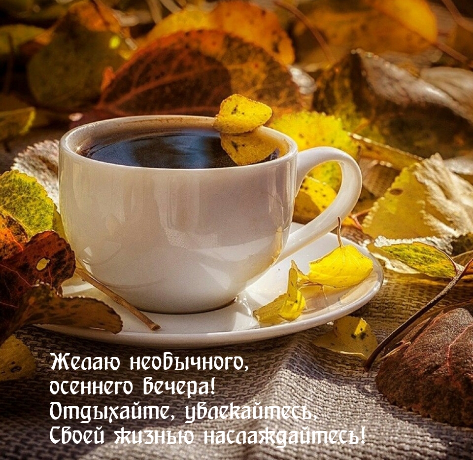Желаю необычного, осеннего вечера! Отдыхайте, увлекайтесь