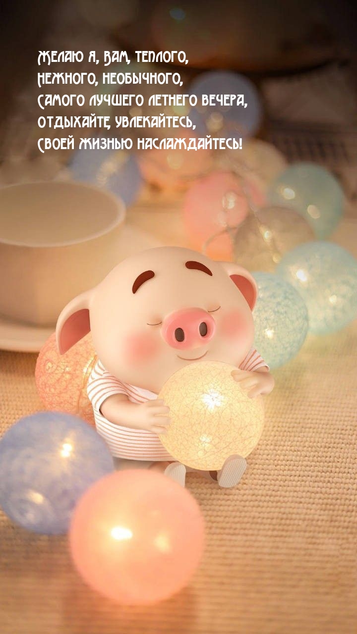 Желаю я, Вам, теплого, нежного, необычного, лучшего летнего вечера