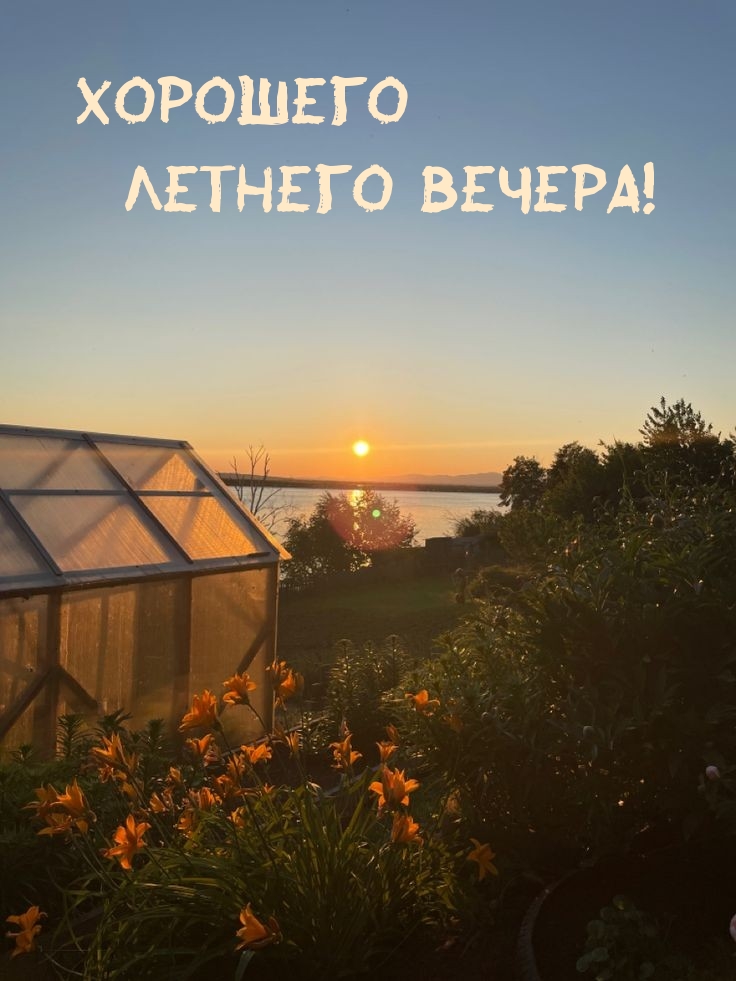Хорошего летнего вечера!