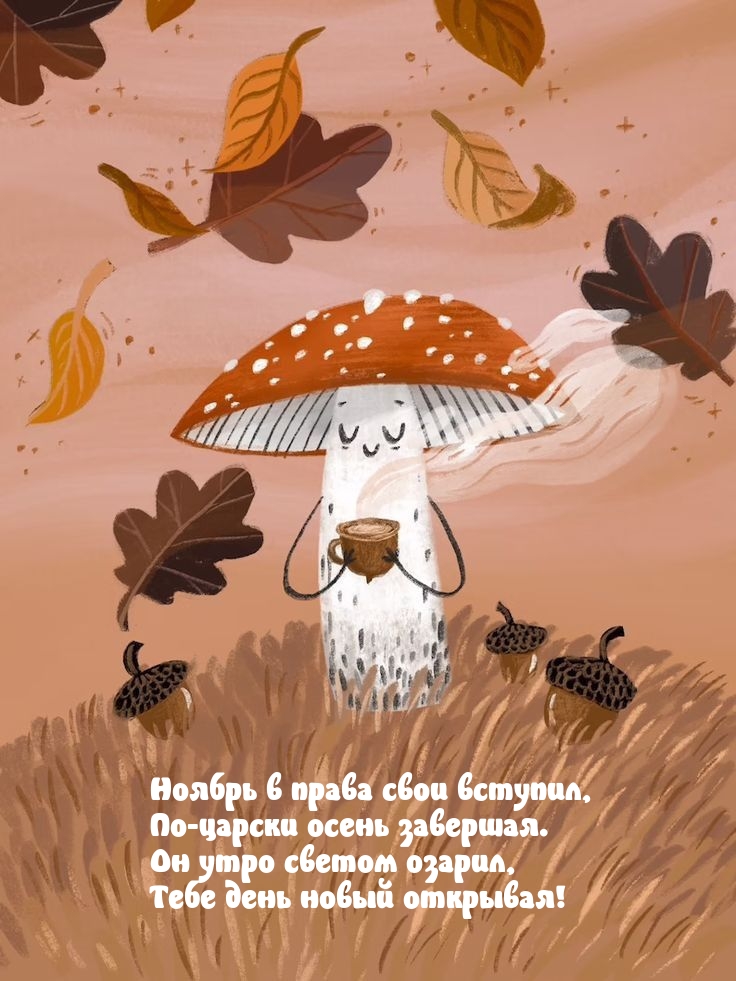 Ноябрь в права свои вступил, по-царски осень завершая.