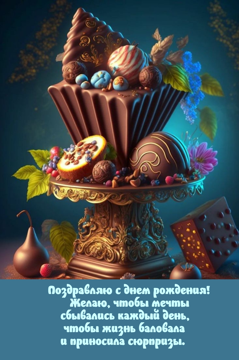 Желаю, чтобы мечты сбывались каждый день