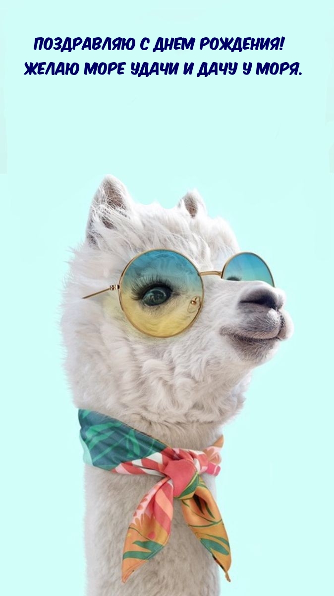 Поздравляю с днем рождения! Желаю море удачи и дачу у моря. 