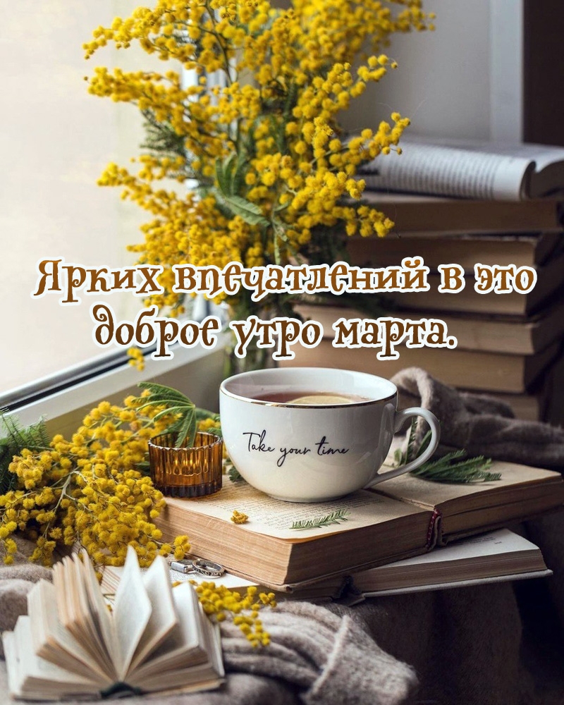 Ярких впечатлений в это доброе утро марта.
