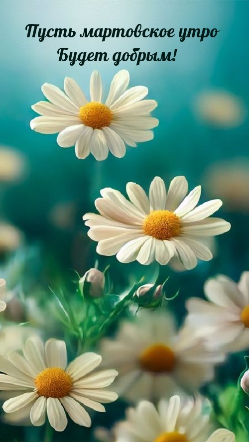 Пусть мартовское утро будет добрым!