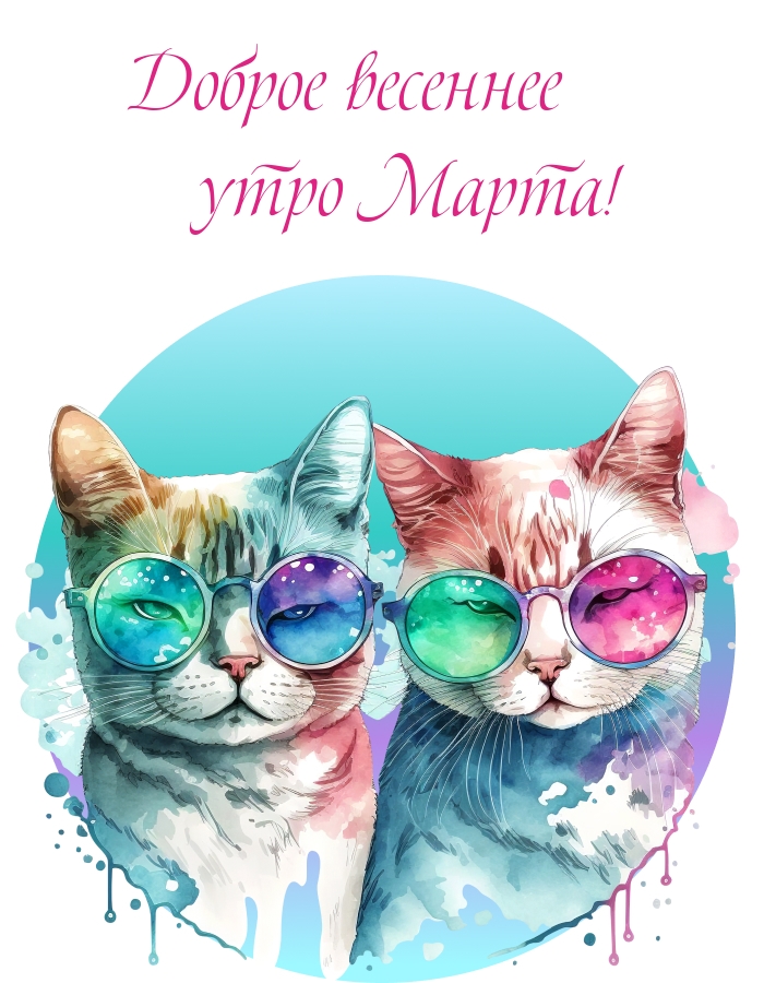 Доброе весеннее утро Марта!