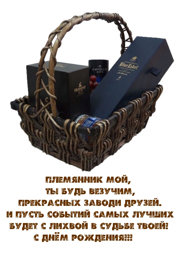 Племянник мой, ты будь везучим, прекрасных заводи друзей.